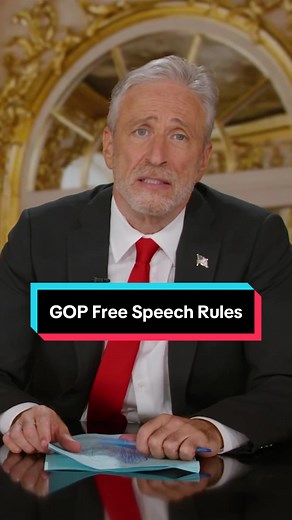 The Daily Show: GOP & Free Speech Rules