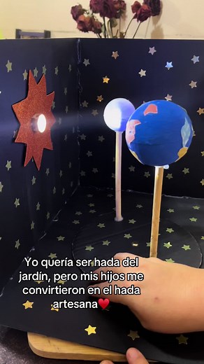 Maqueta eclipse solar/lunar - Hada Artesana