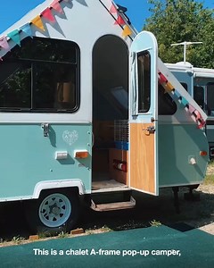 679K views · 3.8K reactions | Kendalle lives in a tiny pop up camper and she shows how easy it is, even with limited space  | UNILAD Adventure | Facebook