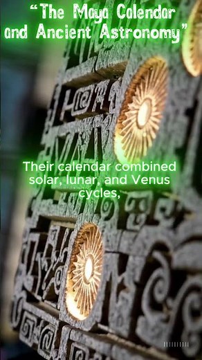 “The Maya Calendar and Ancient Astronomy”#MayaCivilization #AncientAstronomy #Archaeology