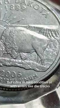 “🇺🇸2006P North Dakota Quarter Value”💰#Numismatics #QuarterValue