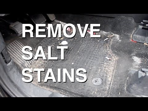 How to SAFELY Remove Salt Stains from Carpets