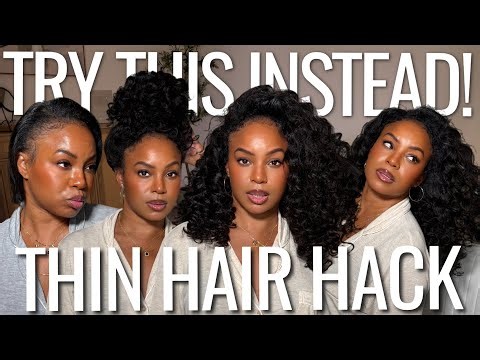This Half Wig Hack Saved My Thin Hair... (for Beginners) ft. RPGHAIR