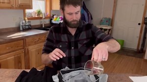 Washable Incontinence Underwear for Men, 2.3 oz Leak Proof Absorbent Reusable Briefs for Male Urine Leakage 2 Pack(Dark Gray, L)