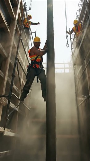 Bridge Pier Concrete Pour | Inside Scaffolding Chaos
