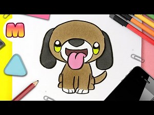How to draw a KAWAII DOG step by step ❤️ You can draw a puppy very easily