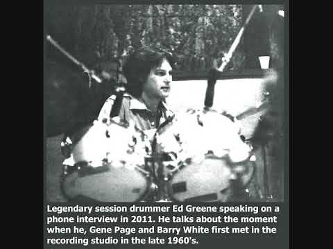 Drummer Ed Greene speaking of working with Gene Page and Barry White.