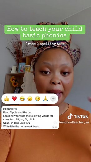 Teaching Basic Phonics & Grade 2 Spelling Test