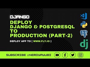 [PART 2] How to Deploy Django App + PostgreSQL to FLY.io | #python #django #backend