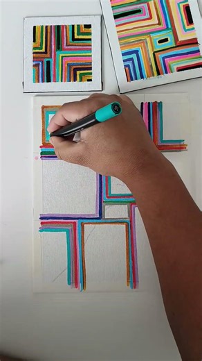 Flow of Colors 🎨 | Abstract Canvas Art | #ColorFlow #AbstractArt #CreativeCanvas