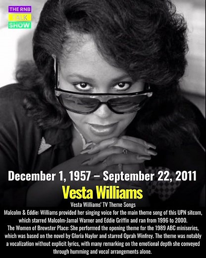 Remembering....Vesta Williams 1957-2011