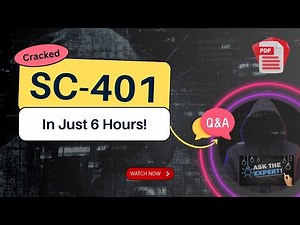 🚀 CRACKED SC-401 Exam in Just 6 Hours! | Administering Information Security in Microsoft 365 | PDF