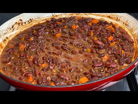 Stewed kidney beans, Easy tasty recipe!