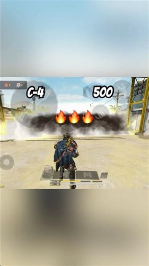 500-C4 Bomb In CODM TRAINING GROUND #codm #codmshorts #codmobile #codmcollateral