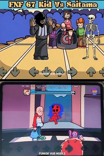 FNF 67 Kid Vs Saitama One Punch Mod - Friday Night Funkin' Game