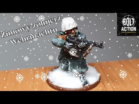 Jak pomalować zimowego niemca/Bolt action - winter german soldier How to paint