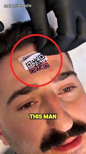 The Boldest Promo Move Ever A Barcode Face Tattoo #viral #tools #tattoo #face #promo #barcode #funny | Zkyy