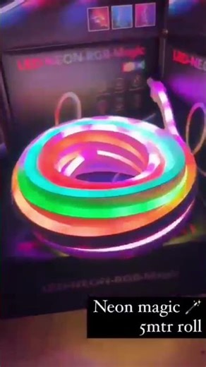 Rgb Pixel Led Neon Magic light with mobile control high bright #rgbledstrip #pixelled #highbright