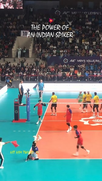 Indian Spiker Was Unstoppable 💥🏐 | India vs Chinese Taipei | AVC Men's Cup 2026