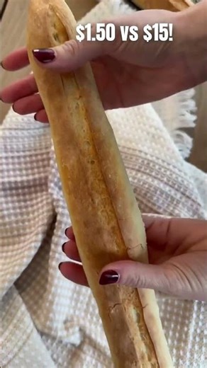 4-Ingredient Baguettes (Makes 3!) #breadbaking #baguettes