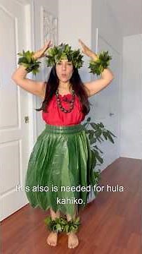 Hula Kahiko dancers wear this. Kahiko means ancient.