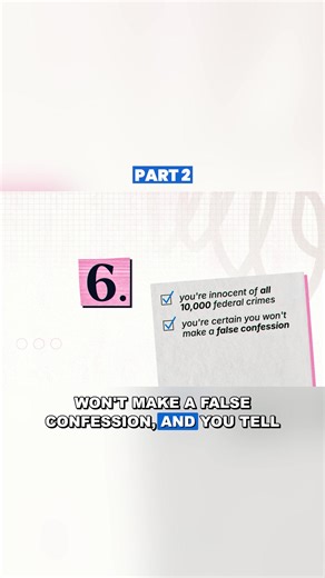 John's top reasons to NEVER talk to the police. Part 2. #law #lawschoollife #legal #lawstudentlife #familylaw #police #crime
