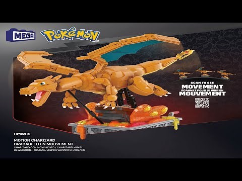 Mega Construx instructions | Pokemon | HMW05 | Motion Charizard