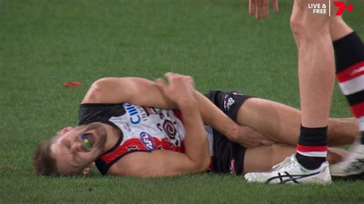 Dan Butler suffers gruesome dislocated elbow