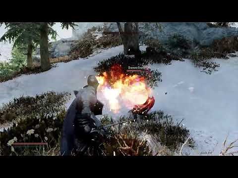 Skyrim SE Dark Souls Combat Skysa 1h animation
