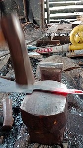 Knife handle making technique c #blacksmithlife #forging #americanleather #crowbars #traditionalblacksmith #tools #Agingknife #anvil #italianleather #budayaindonesia #USA | Neti Herawati