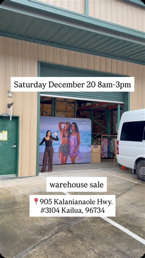 Tag Aloha Co. on Instagram: "For the first time ever, we’re opening up our warehouse and would love to welcome you in. Join us on Saturday, December 20 starting at 8am for the “Christmas Is in Four Days, Babe” warehouse sale. Everything in the warehouse will be 20% off, and we’ll even have a special rack marked 50% off. One day only. Once it’s over, it’s over 🙂‍↕️ Can’t wait to see you 🎄❤️ 📍905 Kalanianaole Hwy. Unit 3104 Kailua, 96734 To find our warehouse: • Turn right at the driveway marke