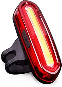 USB Rechargeable Bicycle Led Light Rear,Safety Cycling 3colors Super Bright Taillights Lightweight,IPX6 Waterproof Long Run-time,Shock-Resistant 1-Pack