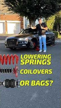 Lowering Springs VS Coilovers VS Bags - which one is the BEST? 🏎️💨