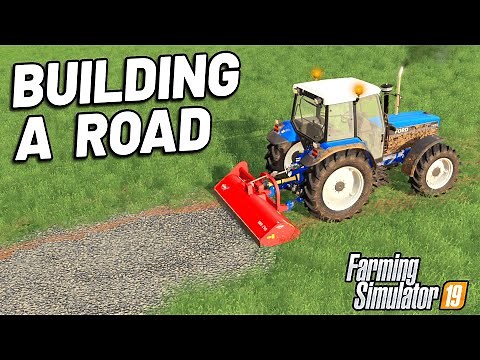 BUILDING A NEW FARM ROAD | Sandy Bay Farming Simulator 19 - Episode 20