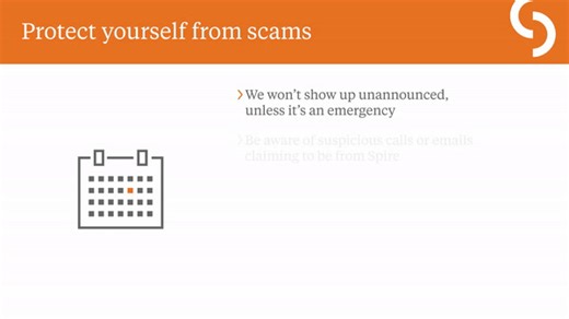 🚨 ALERT! We've been made aware of a recent scam involving people impersonating a Spire service representative over the phone requesting payment. We'd like to remind you to please be cautious of suspicious calls or emails claiming to be from Spire. When in doubt, you can always hang up and give us a call. More tips: https://bit.ly/48auHsK | Spire