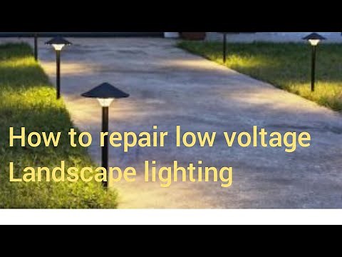 How to fix Landscape Lights, landscape light not working, troubleshooting landscape
