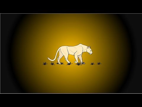 Walking Tiger animation in PowerPoint