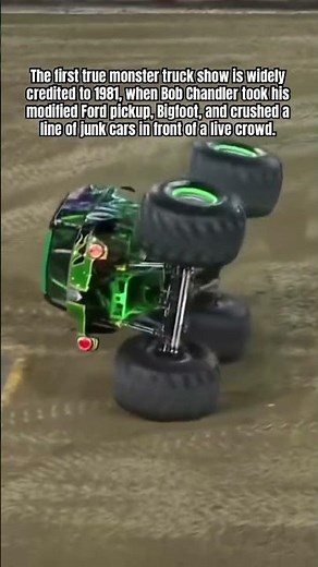 🛻 First Monster Truck Show EVER! Bigfoot Changed Motorsport History Forever!