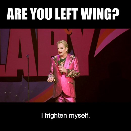Are you as left wing as Julian? - Bertha Get your tickets for Born to Mince here: https://julianclary.co.uk/julian-clary-live-on-stage-born-to-mince-uk-tour-2020 | Julian Clary