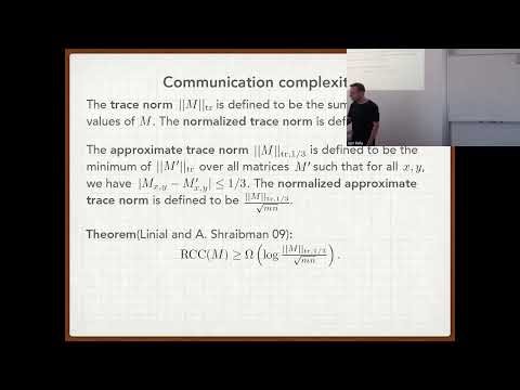 Igor Balla: The factorization norm and an inverse theorem for MaxCut