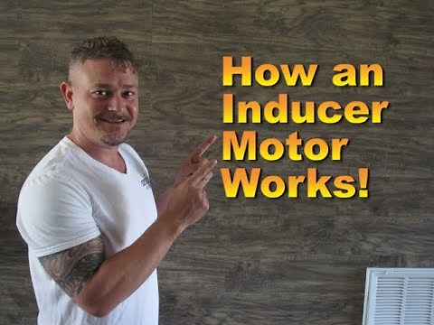 How an Inducer Motor works on a Gas Furnace!
