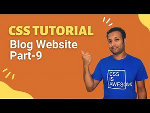 css full course bangla tutorial 75 : Project 5 | Blog website part-9 | mobile navigation menu