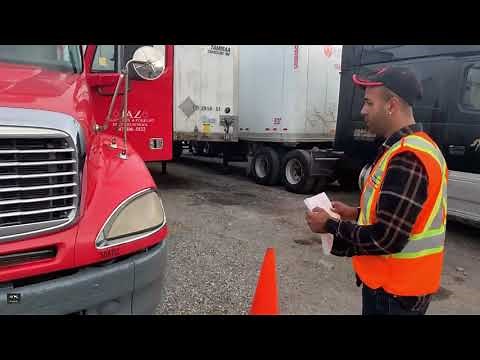 Air Brake Practical Training Jaz Truck Driving school