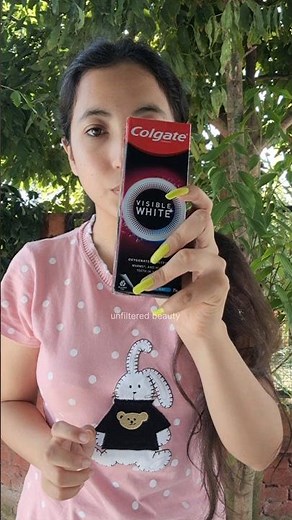 Colgate Visible White Toothpaste Review 🦷 #parsa #unfilteredbeauty #colgate #whiteteeth #review