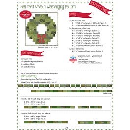 Half Yard Wreath Shortcut Quilt Pattern | Free PDF Fat Quarter Shop Exclusive