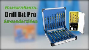 Hammersmith DrillBit Pro - 21tlg. Bohrer Set mit Sechskantschaft - Bohrerset für Metall, Holz, Stein, Glas & Beton - präzise & langlebig - Zubehör Bohrmaschine - Holzbohrer, Steinbohrer, Metallbohrer