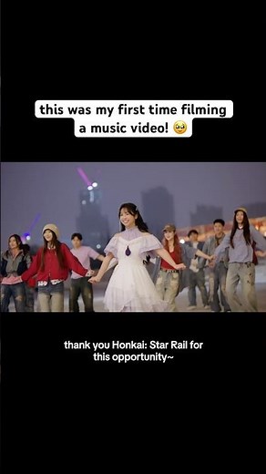 first time filming a MV!! thank you Honkai: Star Rail~ ✨