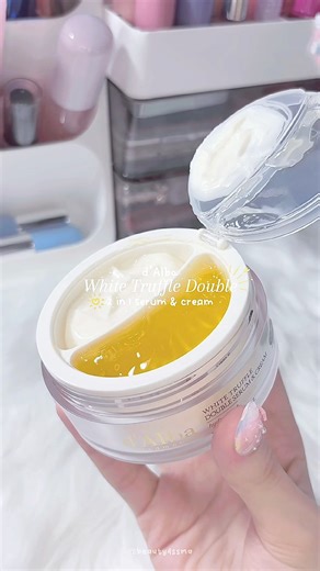 @DALBA White Truffle Double Serum & Cream ✨ perfect for all skin types!🤍 #dalba #koreanskincare