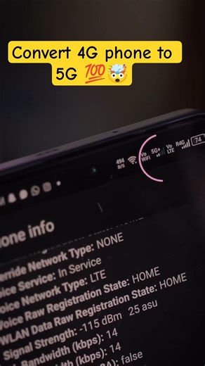 4G Phone को 5G कैसे बनाएँ? 😱4g phone ko 5g kaise banaye#shortvideo