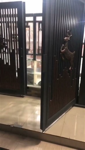 Aluminum electric gates